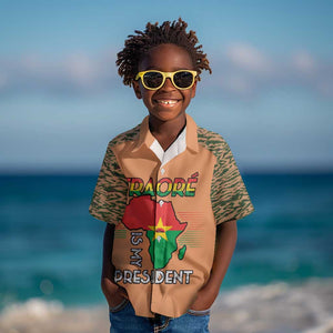 Traore Is My President Kid Hawaiian Shirt Africa For Africans