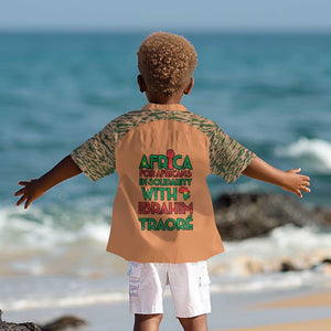 Traore Is My President Kid Hawaiian Shirt Africa For Africans