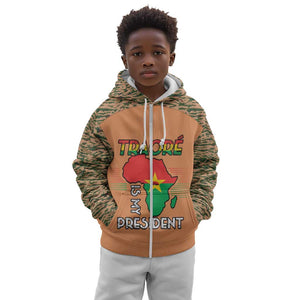 Traore Is My President Kid Hoodie Africa For Africans