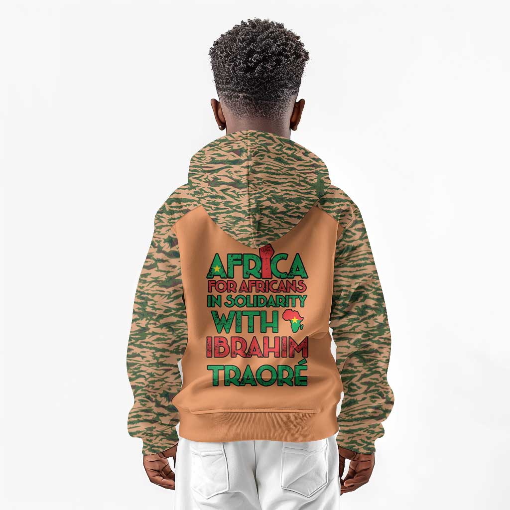 Traore Is My President Kid Hoodie Africa For Africans