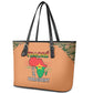 Traore Is My President Leather Tote Bag Africa For Africans