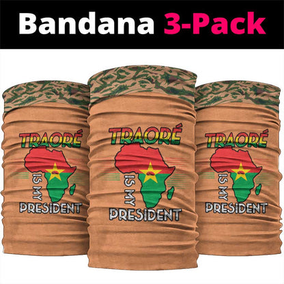Traore Is My President Neck Gaiter Africa For Africans LT15