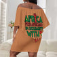 Traore Is My President Off Shoulder Short Dress Africa For Africans