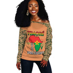 Traore Is My President Off Shoulder Sweater Africa For Africans