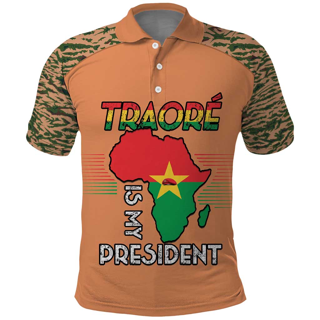Traore Is My President Polo Shirt Africa For Africans