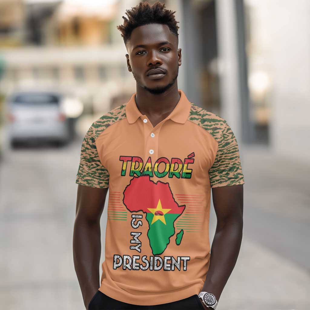 Traore Is My President Polo Shirt Africa For Africans