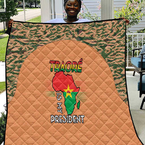 Traore Is My President Quilt Africa For Africans