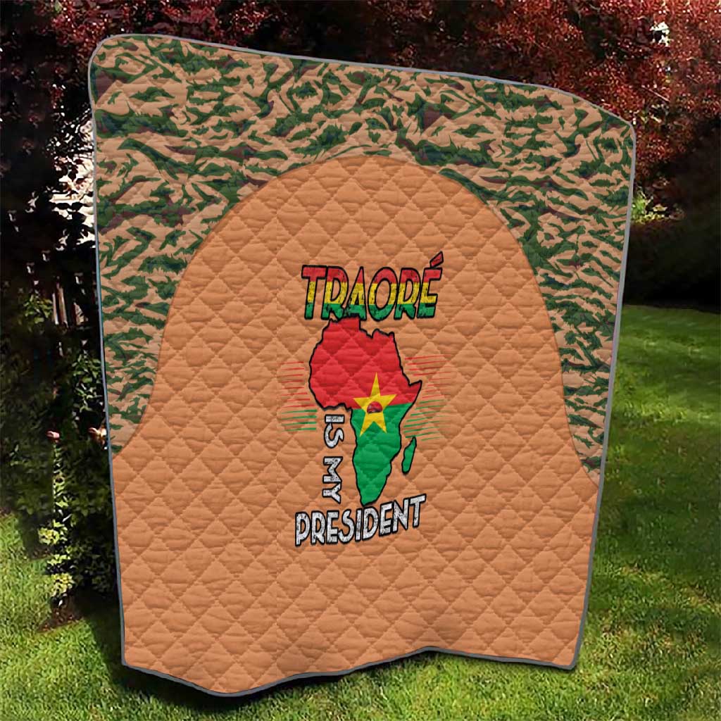 Traore Is My President Quilt Africa For Africans