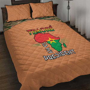 Traore Is My President Quilt Bed Set Africa For Africans