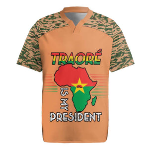 Traore Is My President Rugby Jersey Africa For Africans