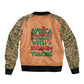 Traore Is My President Sleeve Zip Bomber Jacket Africa For Africans