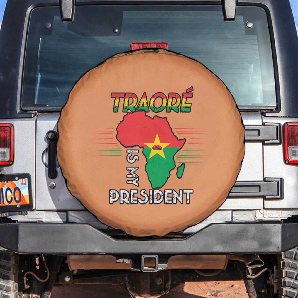 Traore Is My President Spare Tire Cover Africa For Africans