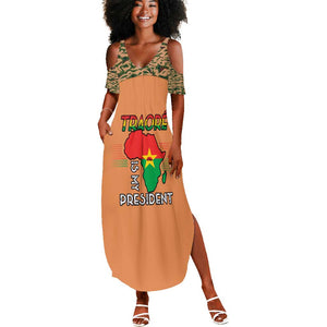 Traore Is My President Summer Maxi Dress Africa For Africans