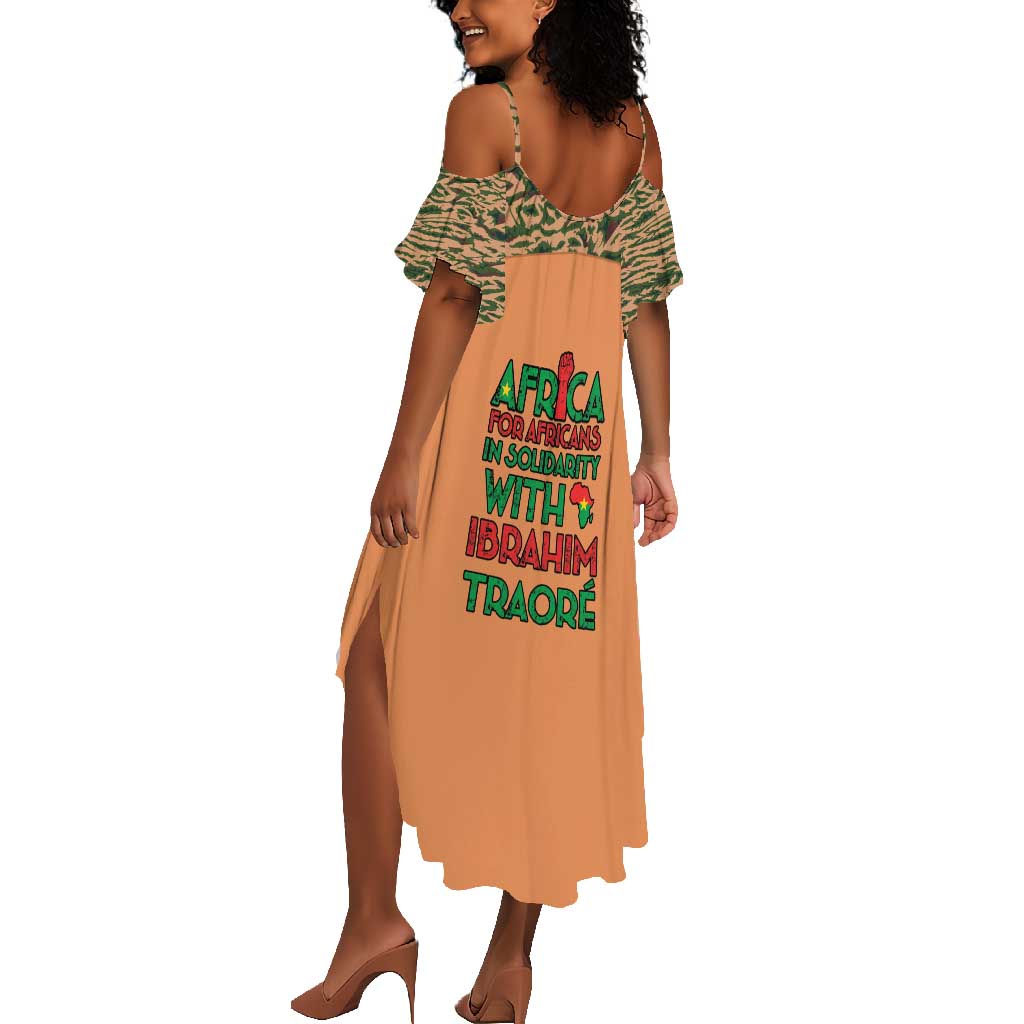 Traore Is My President Summer Maxi Dress Africa For Africans