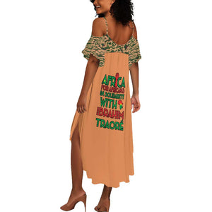 Traore Is My President Summer Maxi Dress Africa For Africans