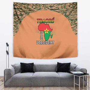 Traore Is My President Tapestry Africa For Africans
