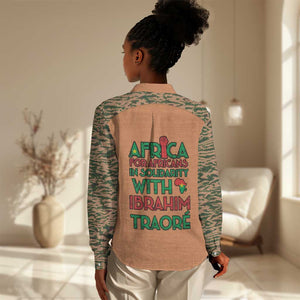 Traore Is My President Women Casual Shirt Africa For Africans