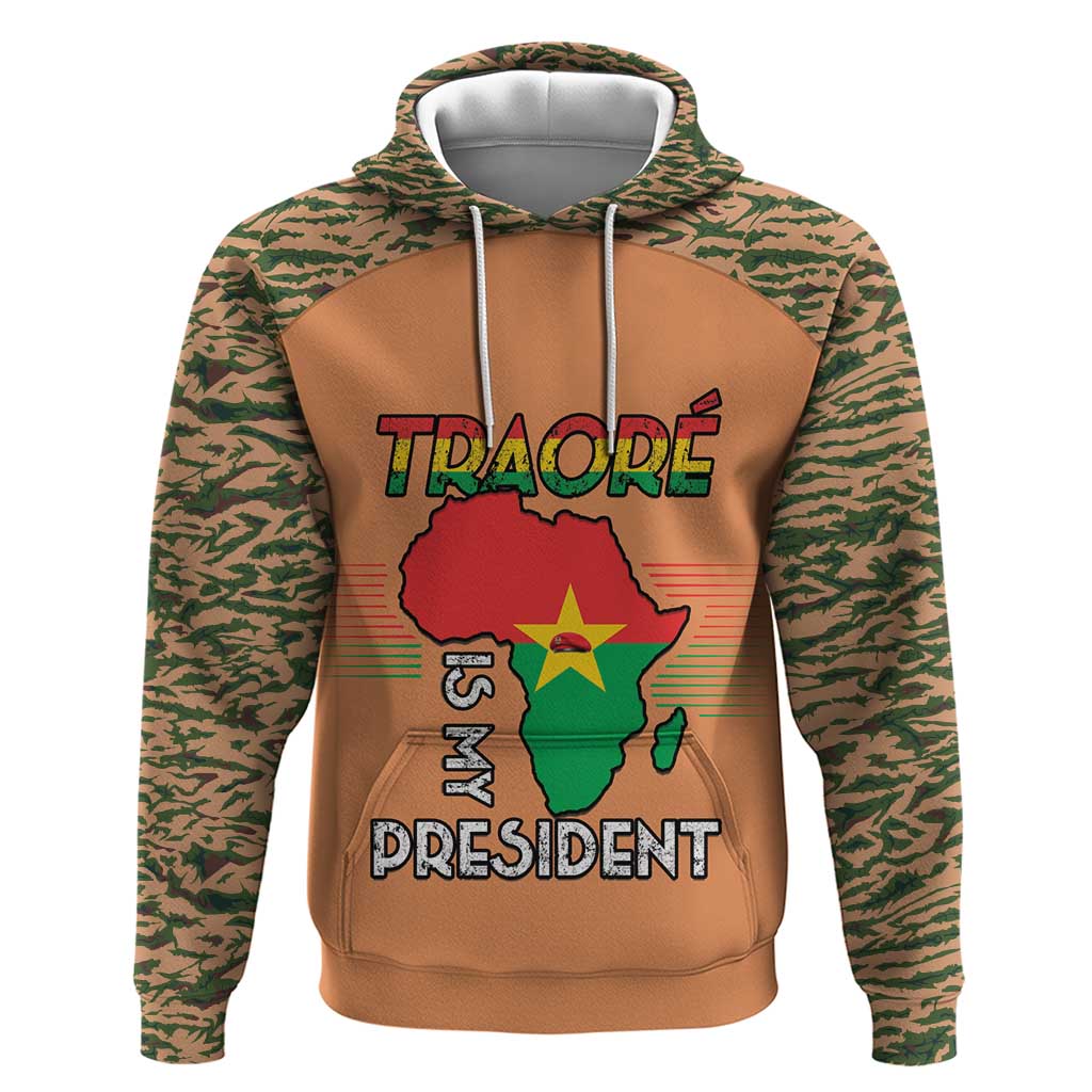 Traore Is My President Zip Hoodie Africa For Africans