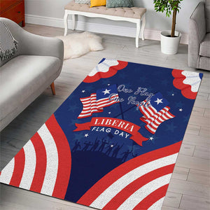 Liberia Flag Day Area Rug One Flag One People - African Pride