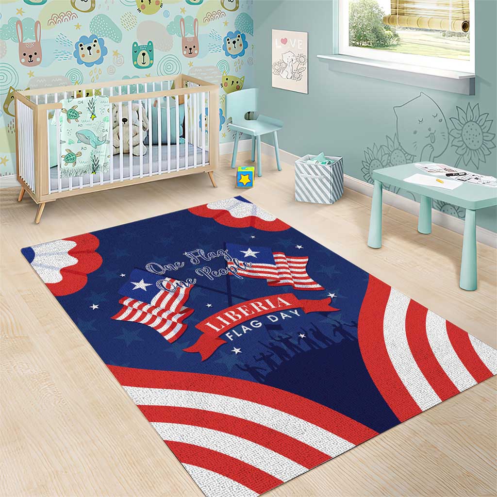 Liberia Flag Day Area Rug One Flag One People - African Pride