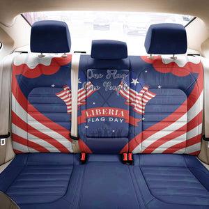 Liberia Flag Day Back Car Seat Cover One Flag One People - African Pride