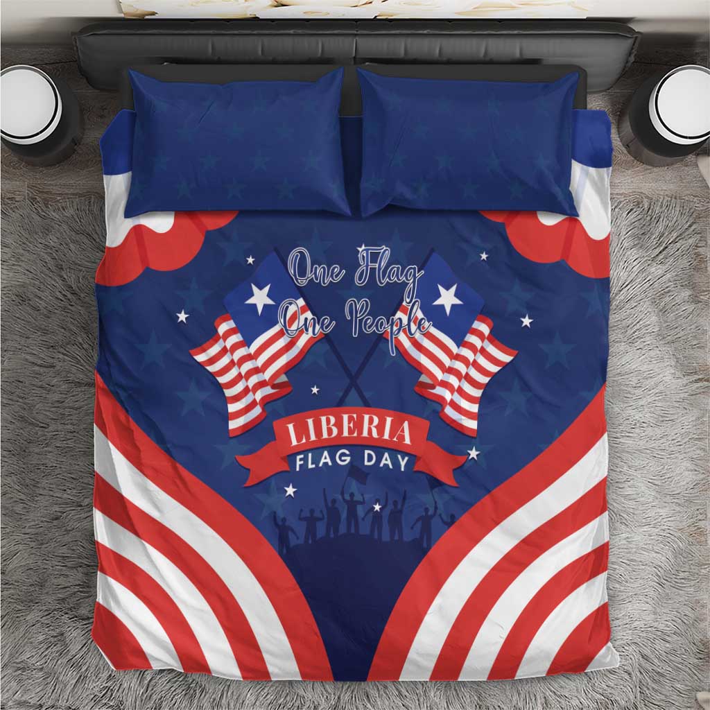 Liberia Flag Day Bedding Set One Flag One People - African Pride