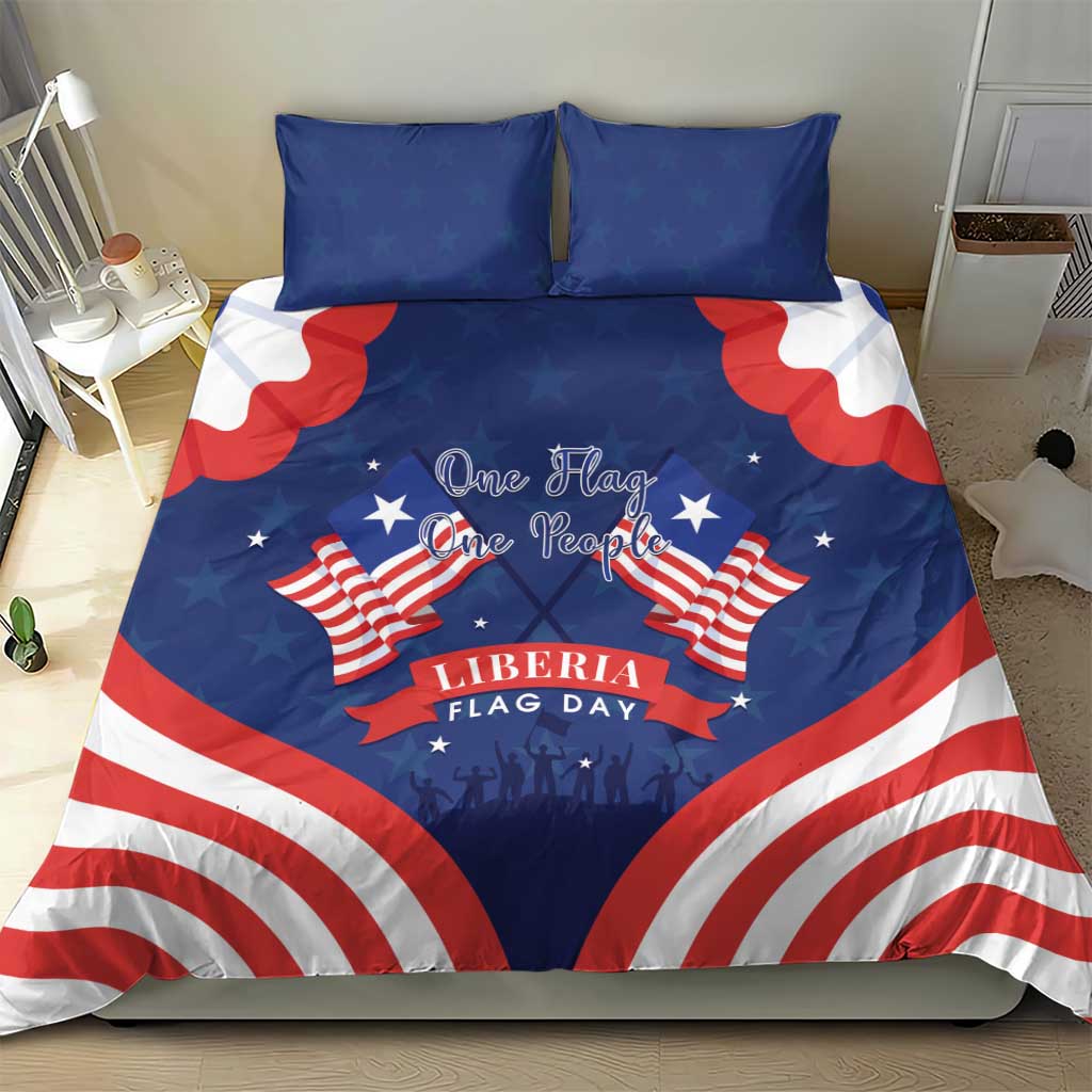 Liberia Flag Day Bedding Set One Flag One People - African Pride