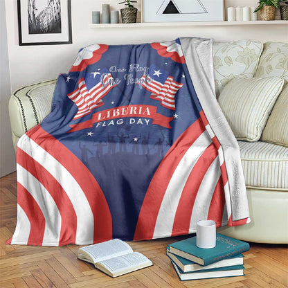 Liberia Flag Day Blanket One Flag One People - African Pride