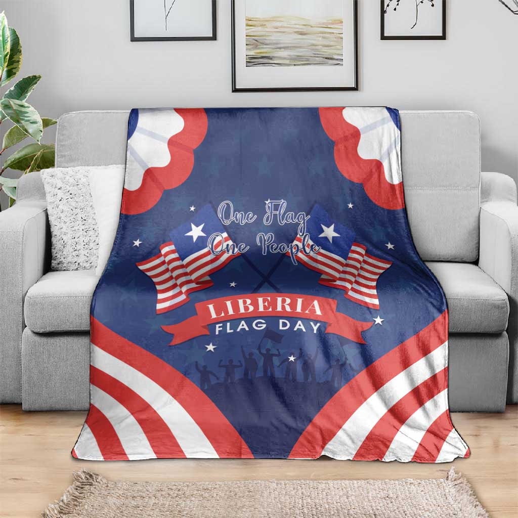 Liberia Flag Day Blanket One Flag One People - African Pride