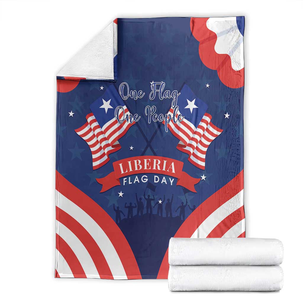 Liberia Flag Day Blanket One Flag One People - African Pride