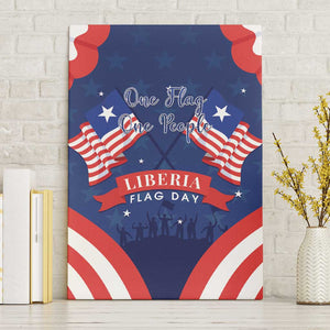 Liberia Flag Day Canvas Wall Art One Flag One People - African Pride