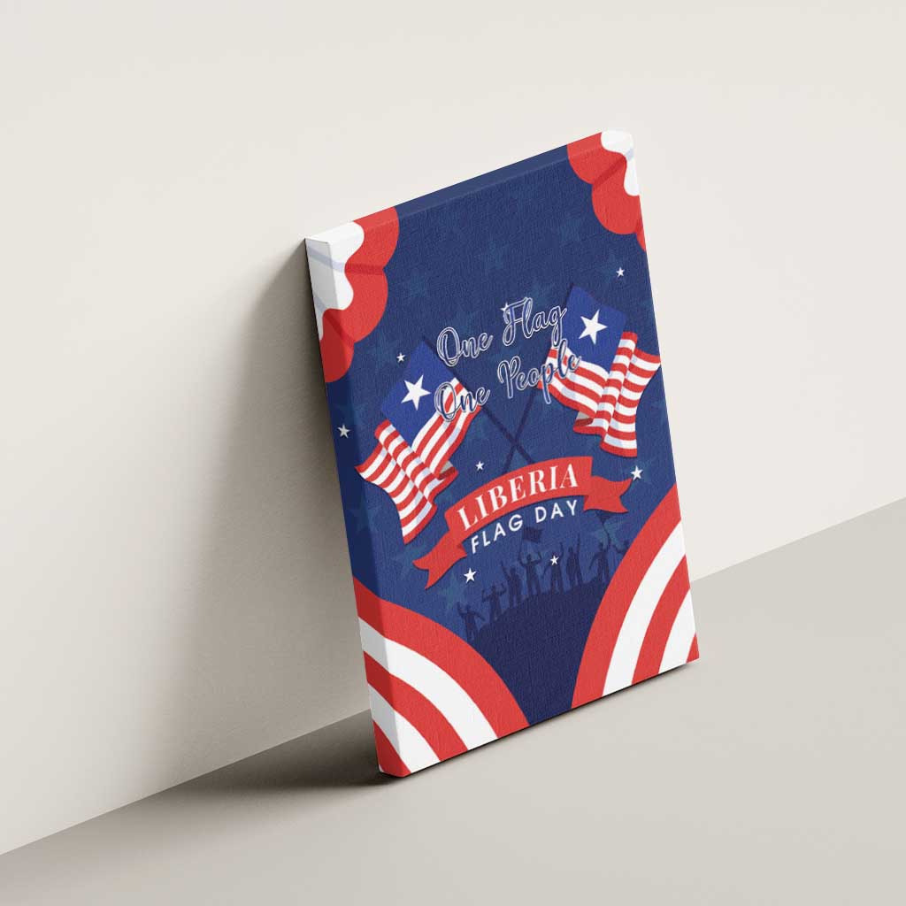 Liberia Flag Day Canvas Wall Art One Flag One People - African Pride