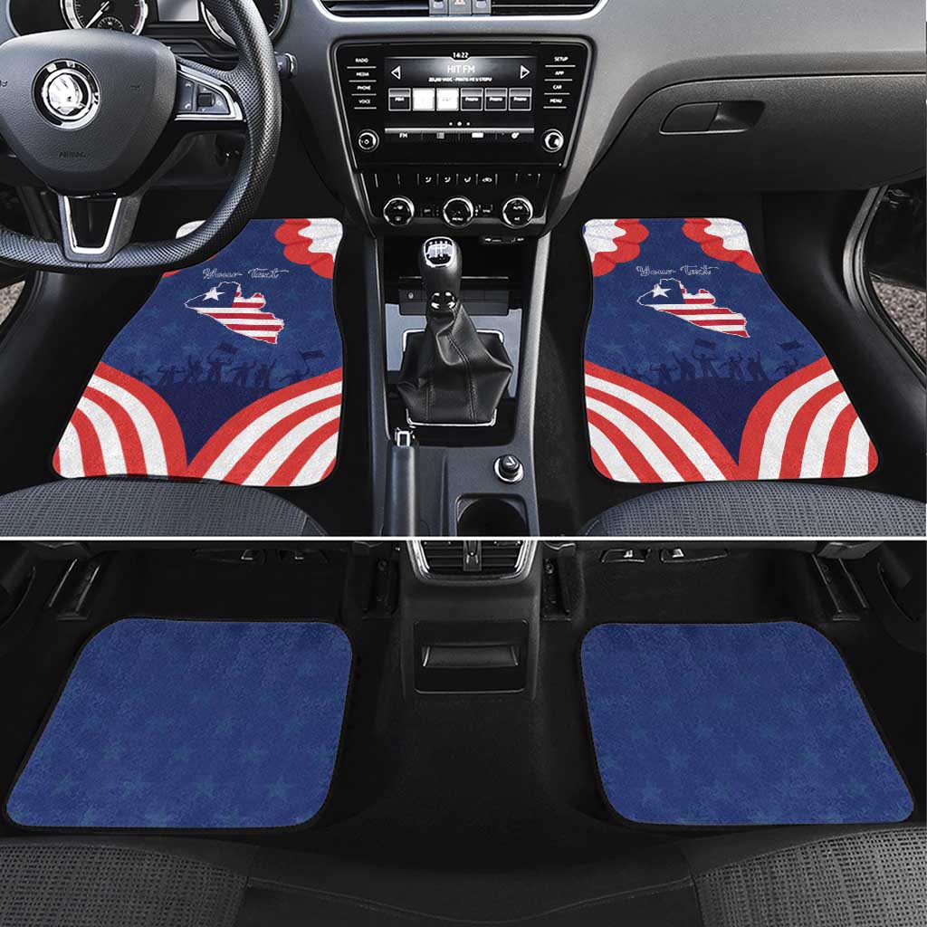 Liberia Flag Day Car Mats One Flag One People - African Pride