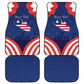 Liberia Flag Day Car Mats One Flag One People - African Pride