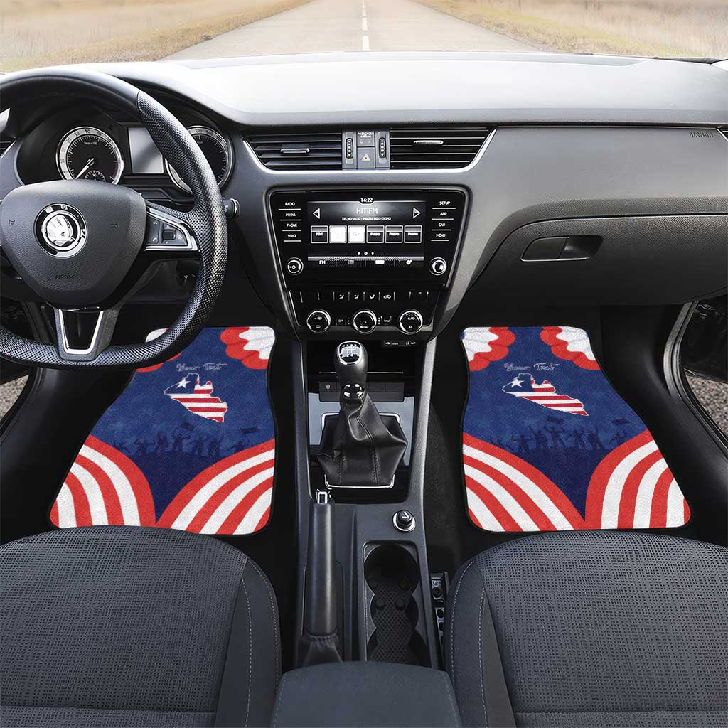Liberia Flag Day Car Mats One Flag One People - African Pride