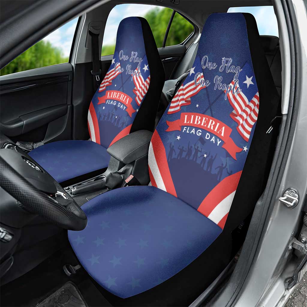 Liberia Flag Day Car Seat Cover One Flag One People - African Pride