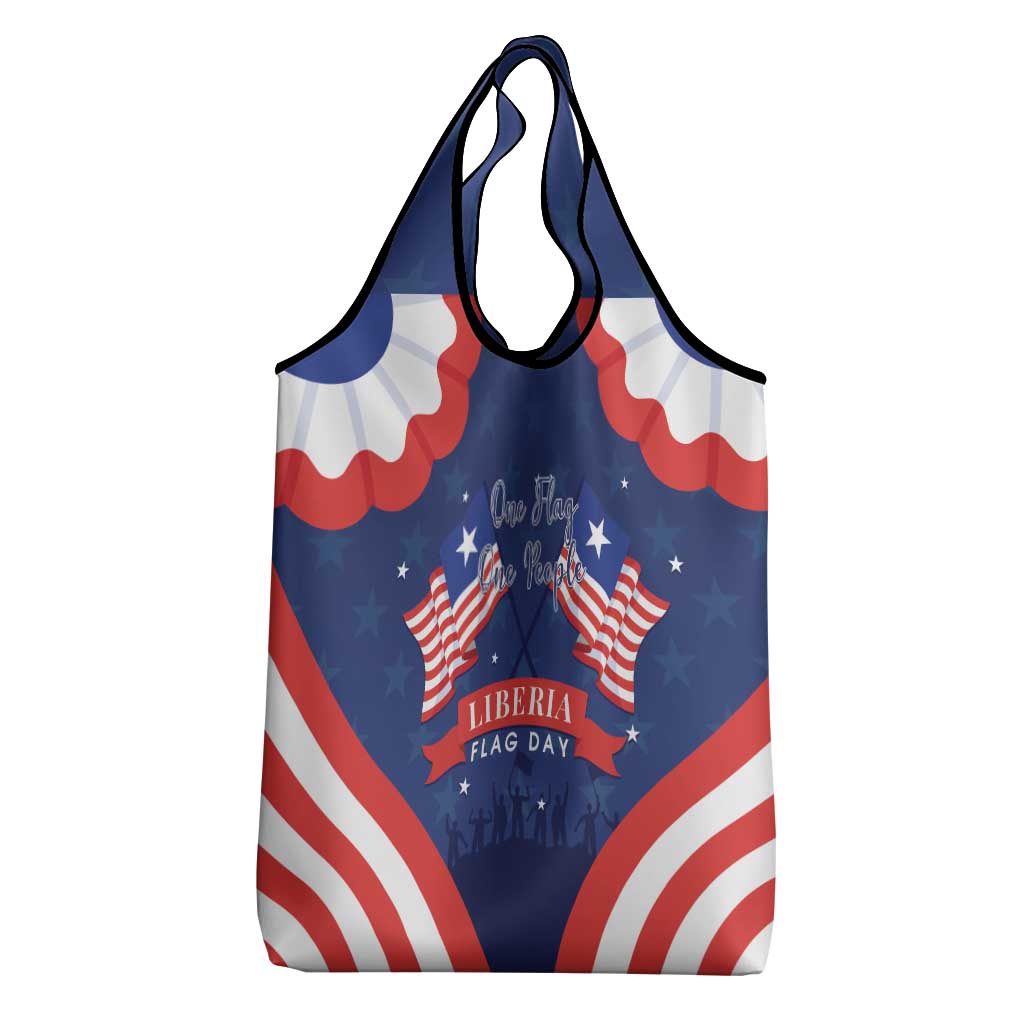 Liberia Flag Day Grocery Bag One Flag One People - African Pride