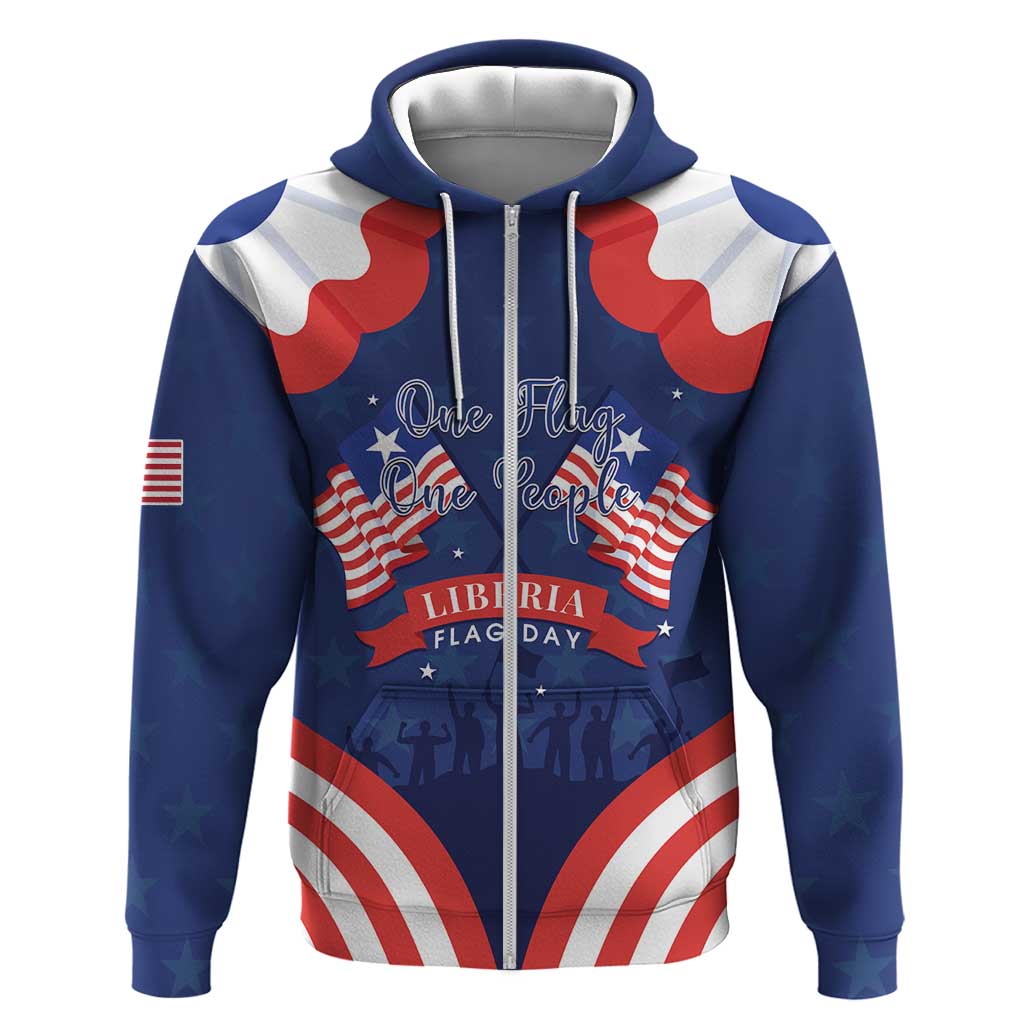Personalized Liberia Flag Day Hoodie One Flag One People - African Pride