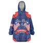 Personalized Liberia Flag Day Kid Wearable Blanket Hoodie One Flag One People - African Pride