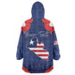Personalized Liberia Flag Day Kid Wearable Blanket Hoodie One Flag One People - African Pride