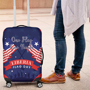 Liberia Flag Day Luggage Cover One Flag One People - African Pride