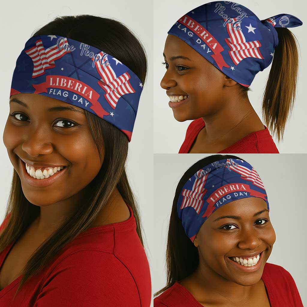 Liberia Flag Day Neck Gaiter One Flag One People - African Pride
