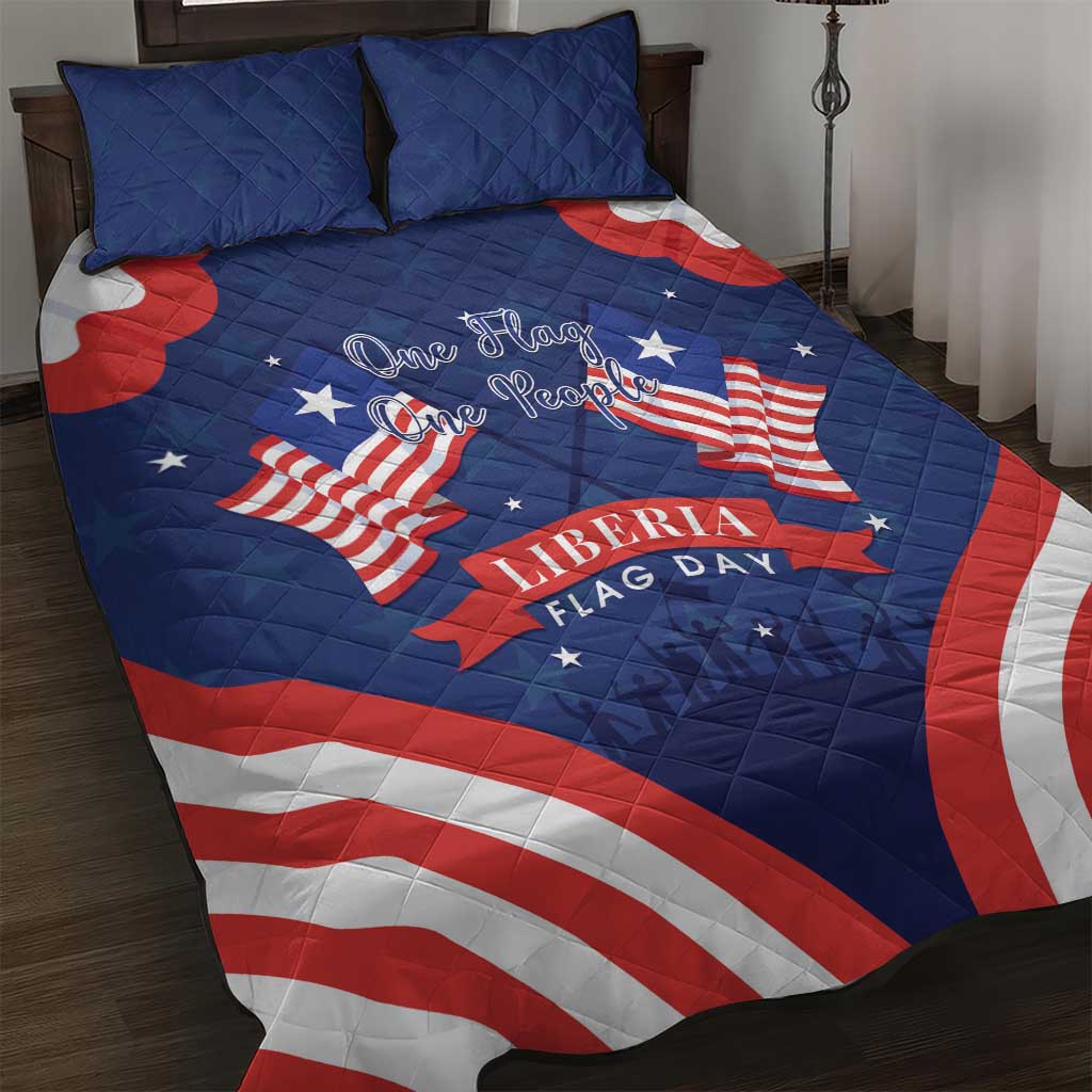 Liberia Flag Day Quilt Bed Set One Flag One People - African Pride