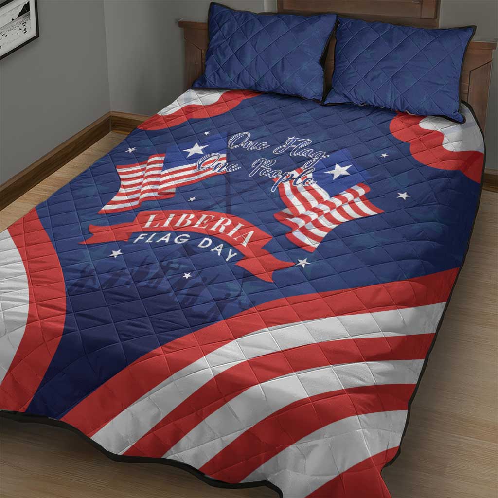 Liberia Flag Day Quilt Bed Set One Flag One People - African Pride
