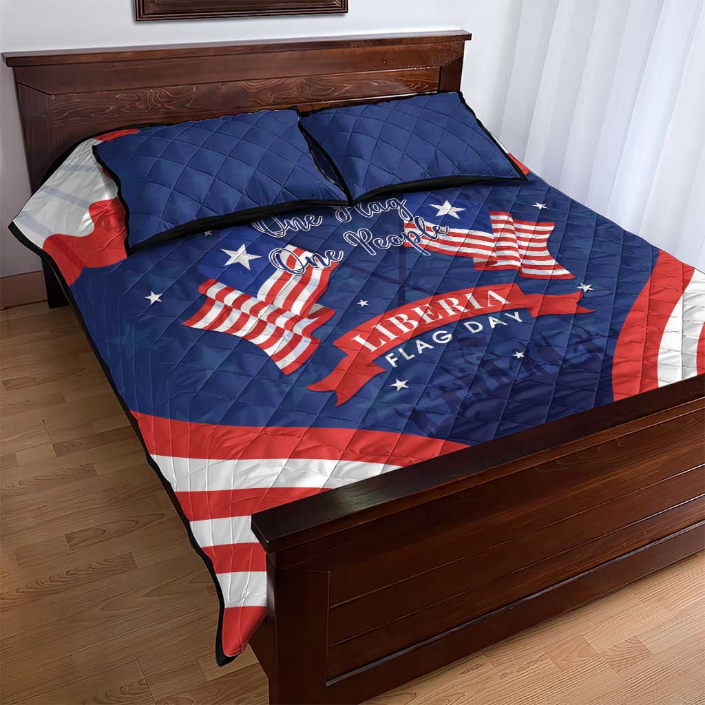 Liberia Flag Day Quilt Bed Set One Flag One People - African Pride