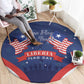 Liberia Flag Day Round Carpet One Flag One People - African Pride