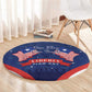 Liberia Flag Day Round Carpet One Flag One People - African Pride