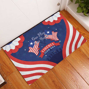 Liberia Flag Day Rubber Doormat One Flag One People - African Pride