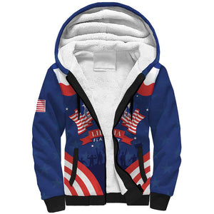 Personalized Liberia Flag Day Sherpa Hoodie One Flag One People - African Pride
