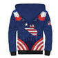 Personalized Liberia Flag Day Sherpa Hoodie One Flag One People - African Pride